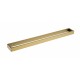 Omar 600mm Brushed Yellow Gold Single Towel Rails